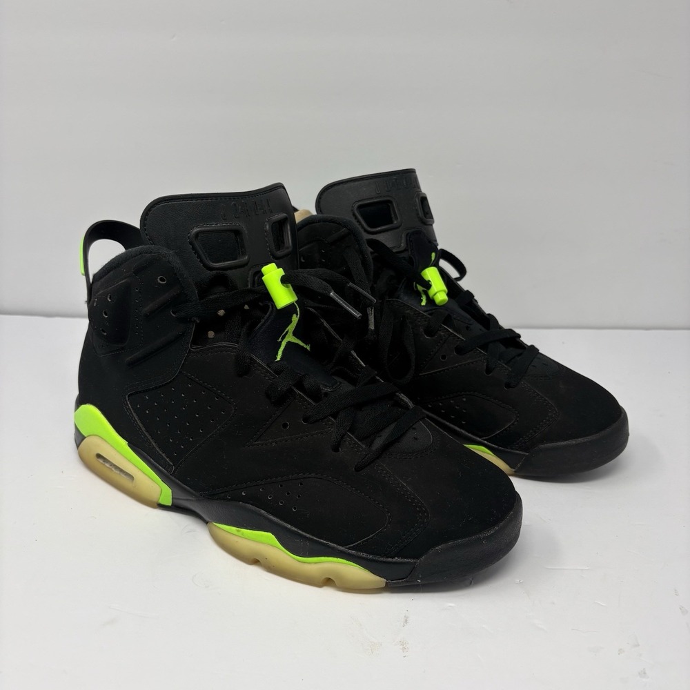 Nike Air Jordan 6 Retro Electric Green Black Men's Size 10